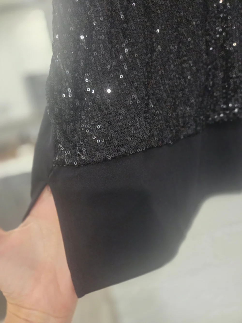Michael Kors Black Sequined V-Neck Camisole
